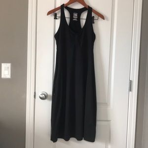 The north face black dress with built in sports bra and pockets